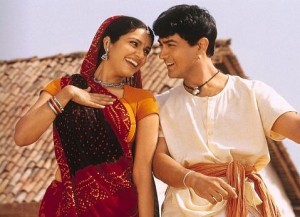 Gracy Singh and Aamir Khan in "Lagaan: Once Upon a Time in India."