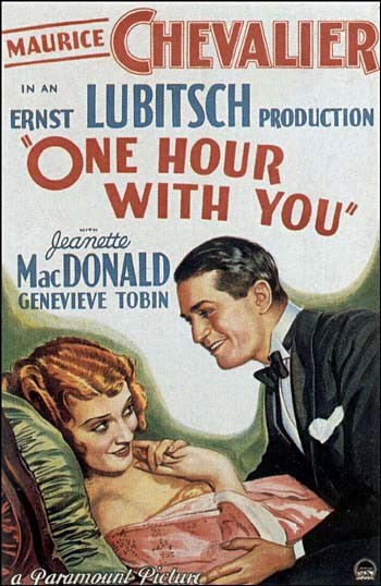 The poster for "One Hour With You"