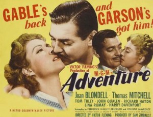 The movie poster for "Adventure."