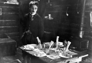 Charlie Chaplin in "The Gold Rush," from 1925.
