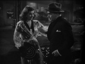 Joan Bennett and Edward G. Robinson in "Scarlet Street."