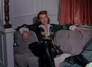 Maureen O'Hara plays Spitfire in "Against All Flags."