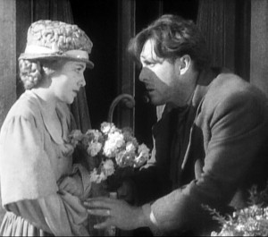 Janet Gaynor and George O'Brien in "Sunrise: A Song of Two Humans."