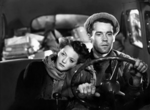 Sylvia Sidney and Henry Fonda take to the road in "You Only LIve Once."
