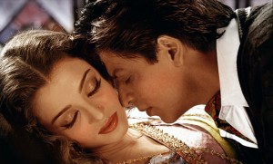 Aishwarya Rai Bachchan as Paro and Shah Rukh Khan as Devdas in "Devdas."
